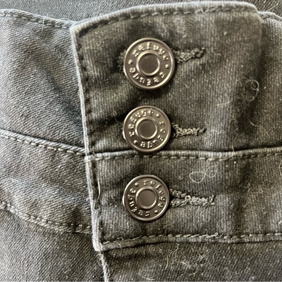 NWT Refuge Denim Black Push Up High Rise Skinny Jeans - Picture 9 of 14